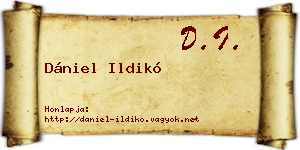 Dániel Ildikó névjegykártya