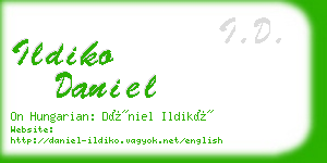 ildiko daniel business card